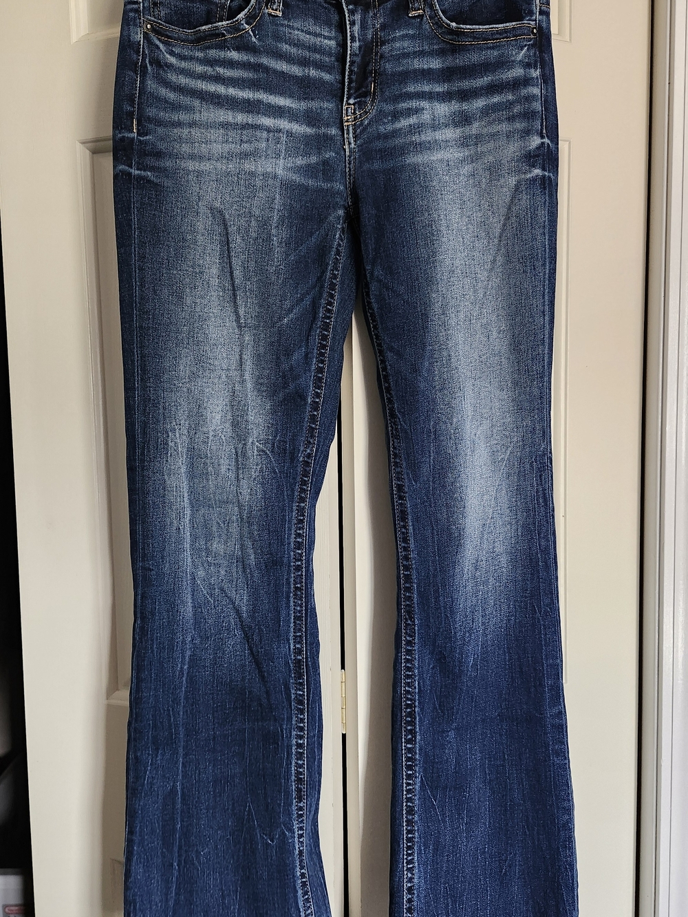 BKE Stella Dark Blue Flare Jeans 27x31.5